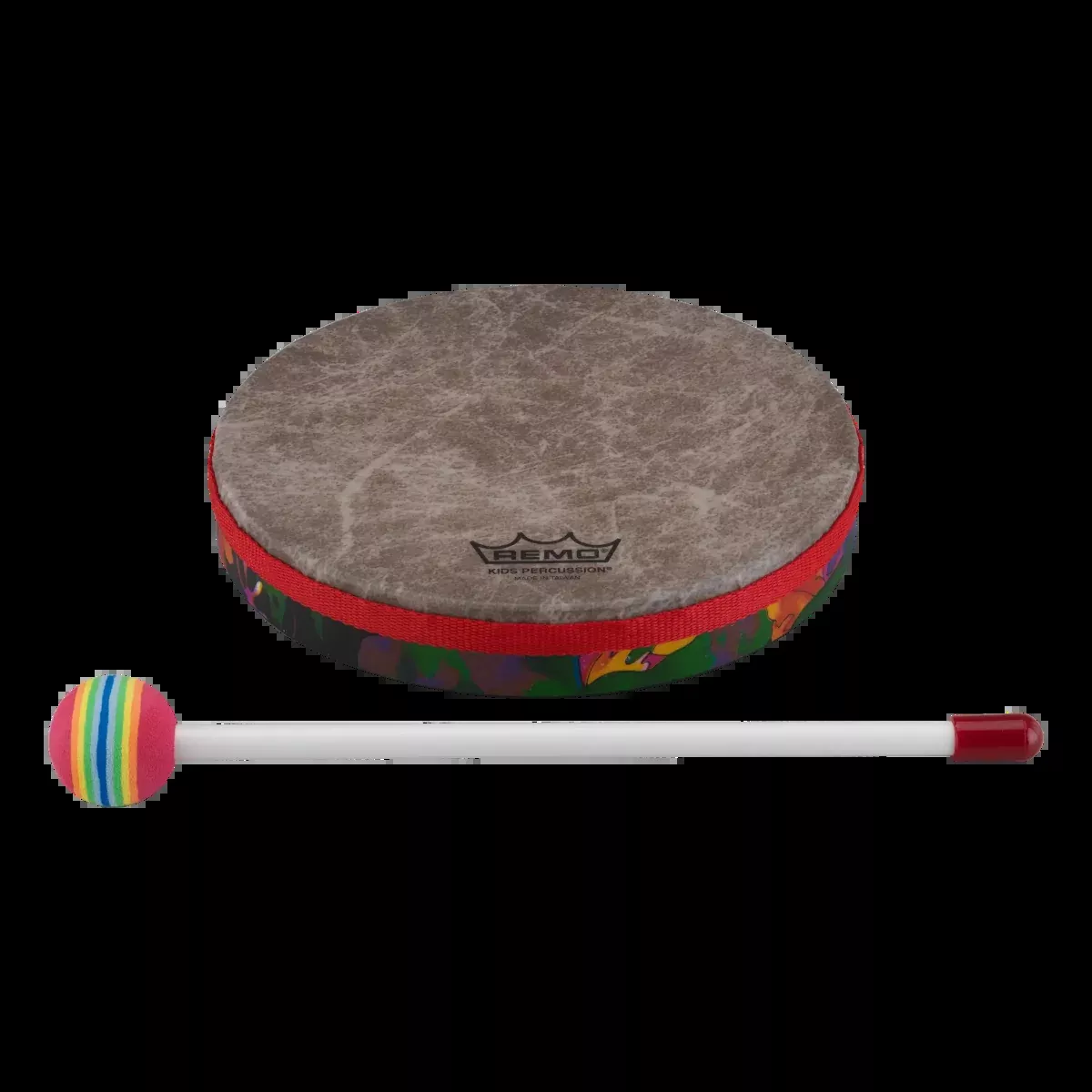 Remo Kids Percussion 8" Frame Drum in Fabric Rain Forest