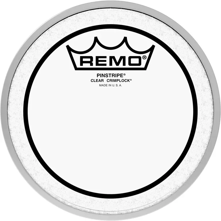 Remo Pinstripe Clear Marching Tom Head