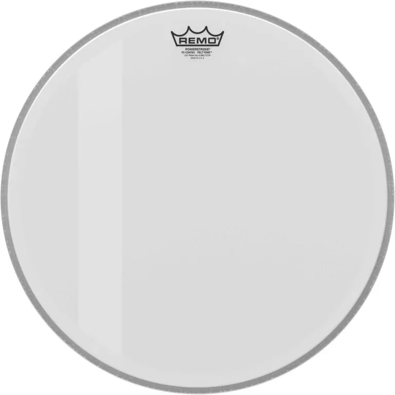 Remo Powerstroke 3 coated Felt Tone Bass Drum Head
