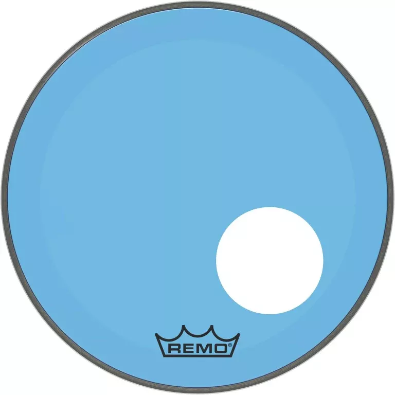 Remo Powerstroke 3 Colortone bass Drum Head with offset hole