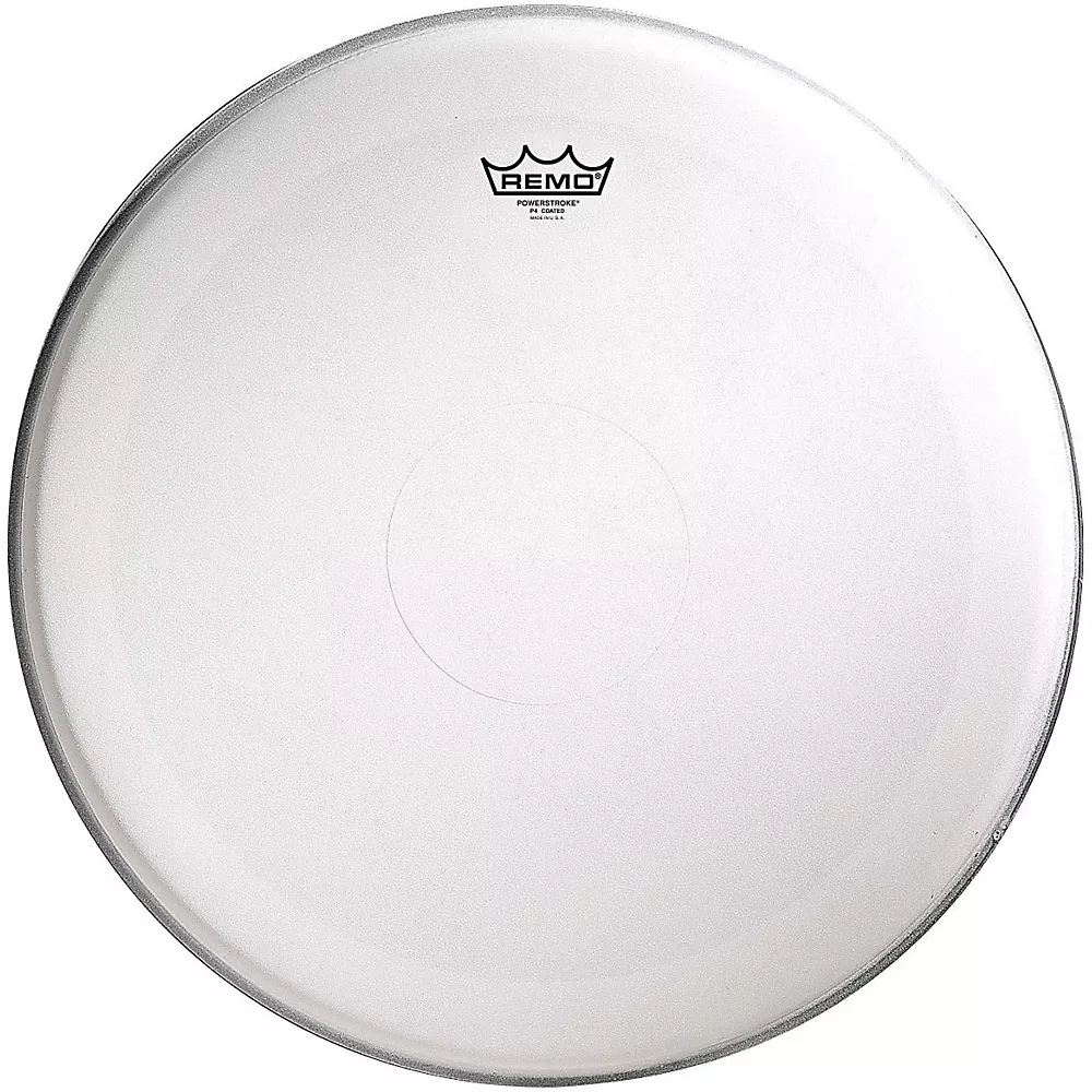 Remo Powerstroke 4 Coated Batter Drum Head With Clear Dot 13 in.