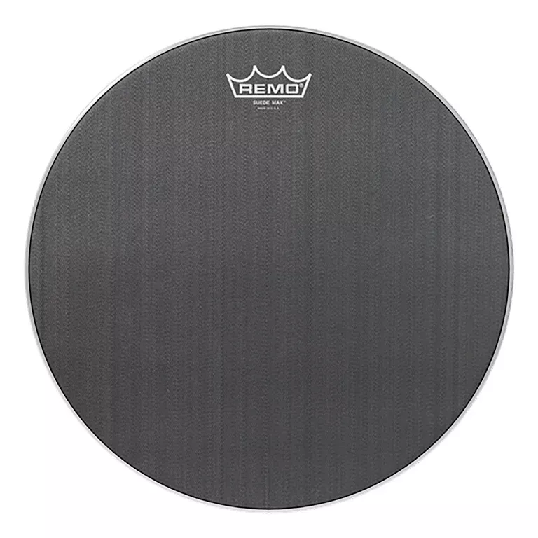 Remo Suede Max marching snare Drum Head black