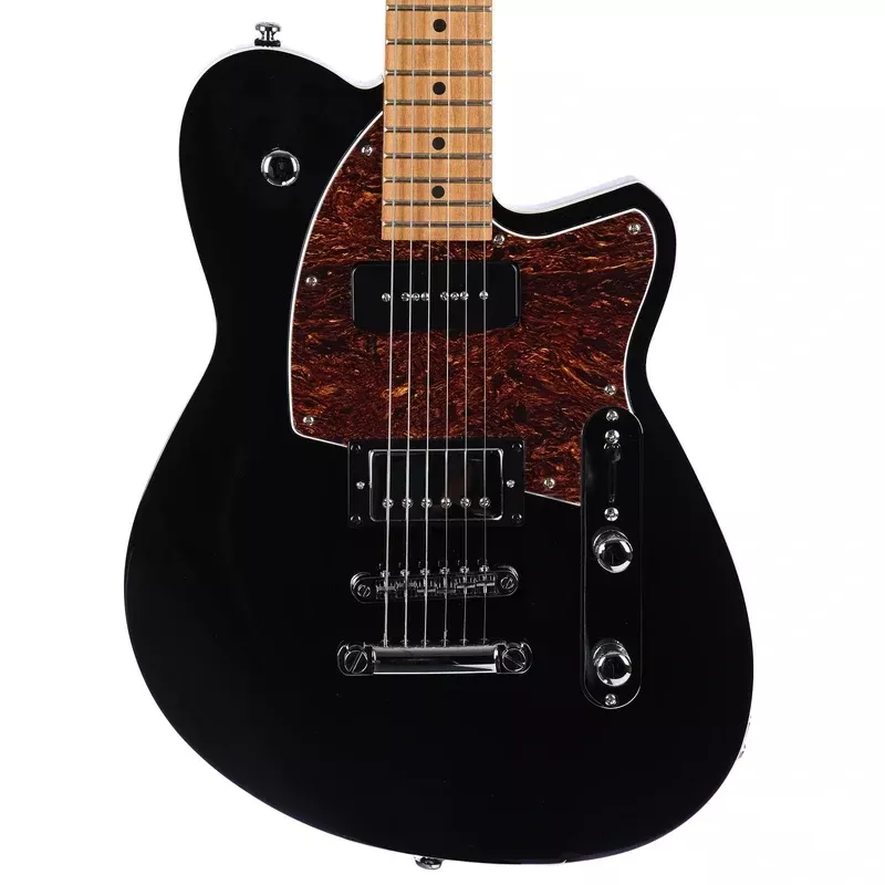 Reverend Double Agent OG – Roasted Neck – Midnight Black