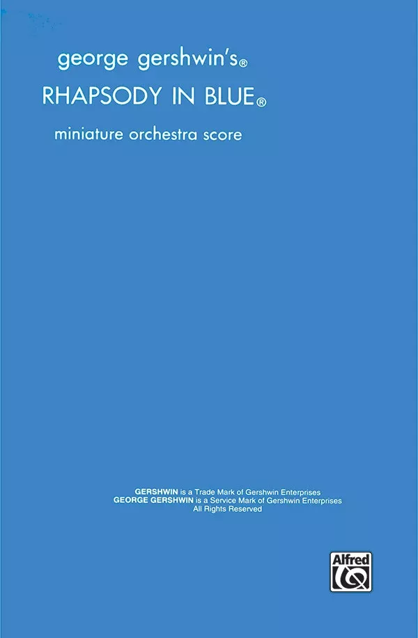 Rhapsody in Blue: Full Orchestra Score