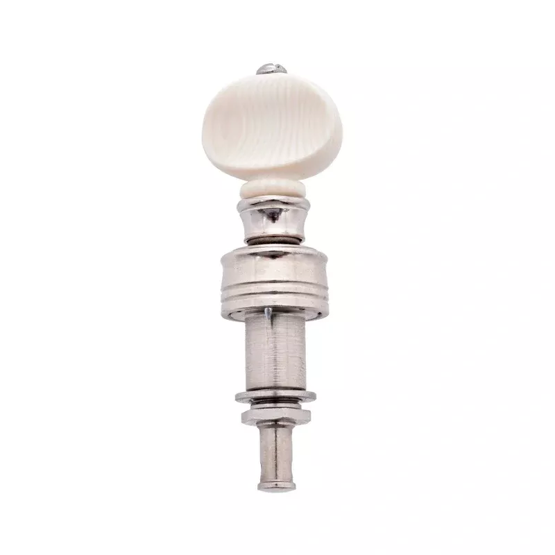Rickard Cyclone 10:1 Banjo Peg, Nickel/Ivoroid, Single Peg