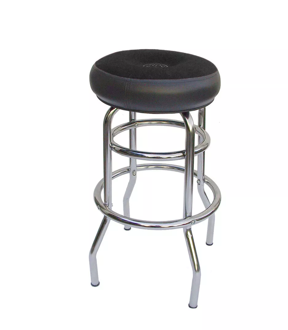 Roc N Soc Tower Stool (Short - 26") with Round Black