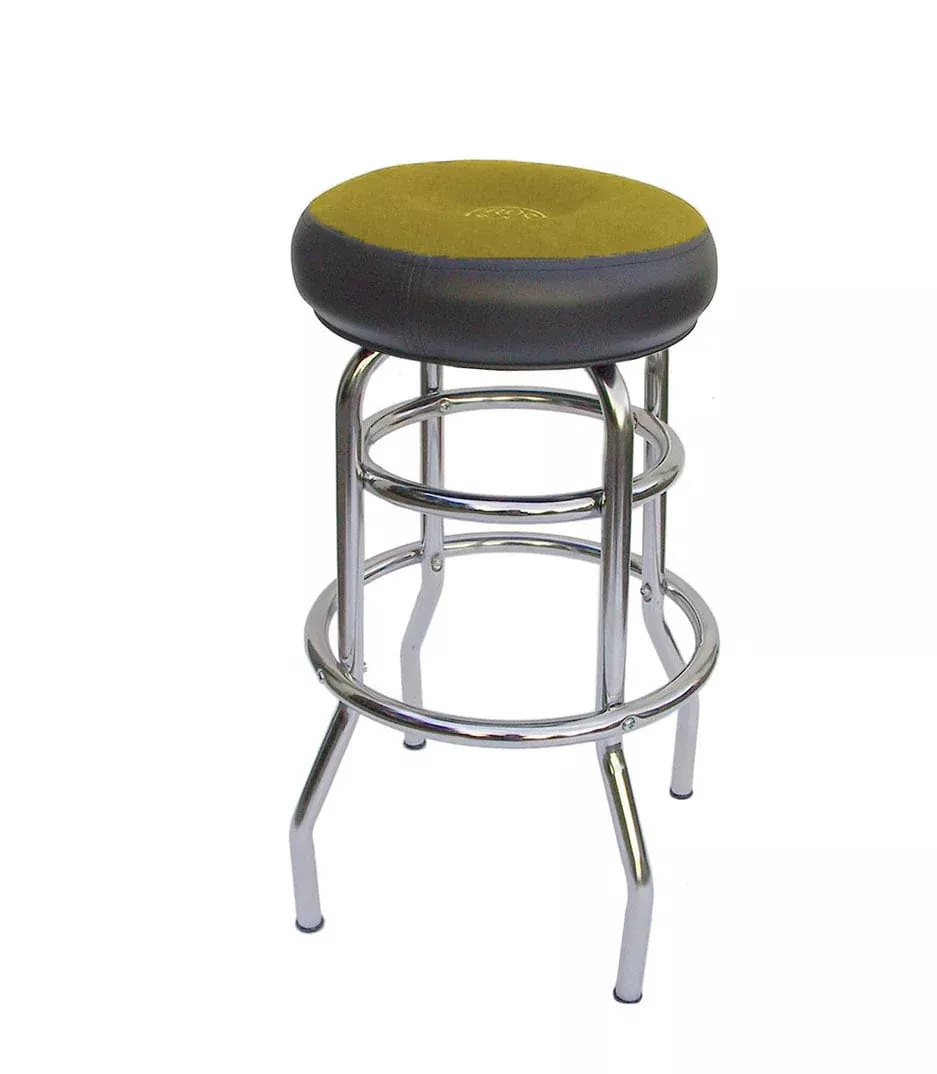 Roc N Soc Tower Stool (Short - 26") with Round Tan