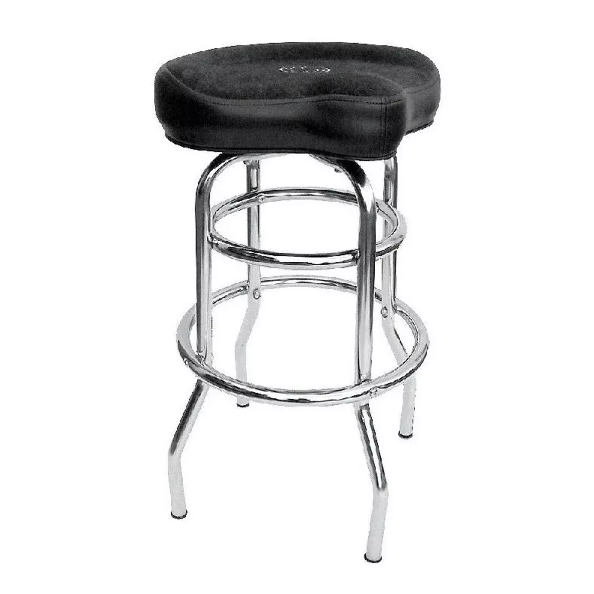 Roc N Soc Tower Stool (Tall – 29″) with Black Cycle Seat