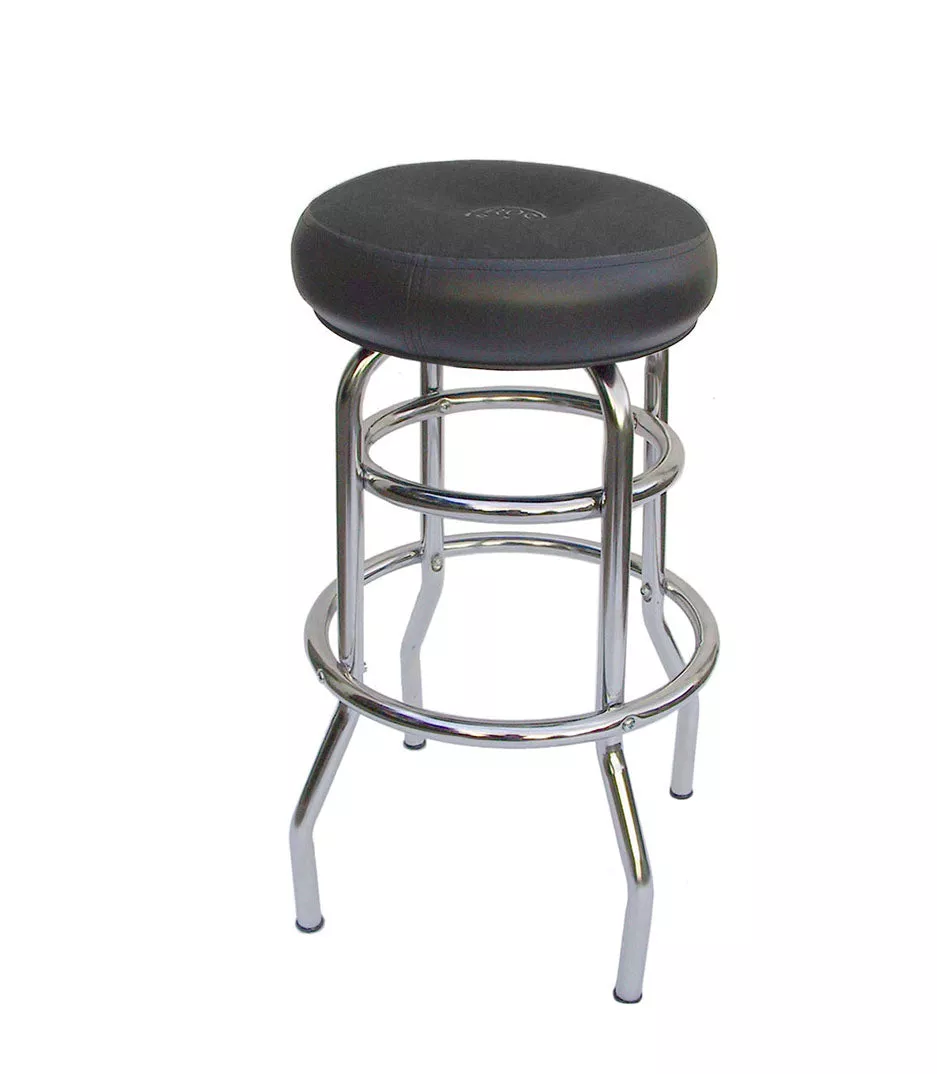 Roc N Soc Tower Stool (Tall - 29") with Round Grey Seat