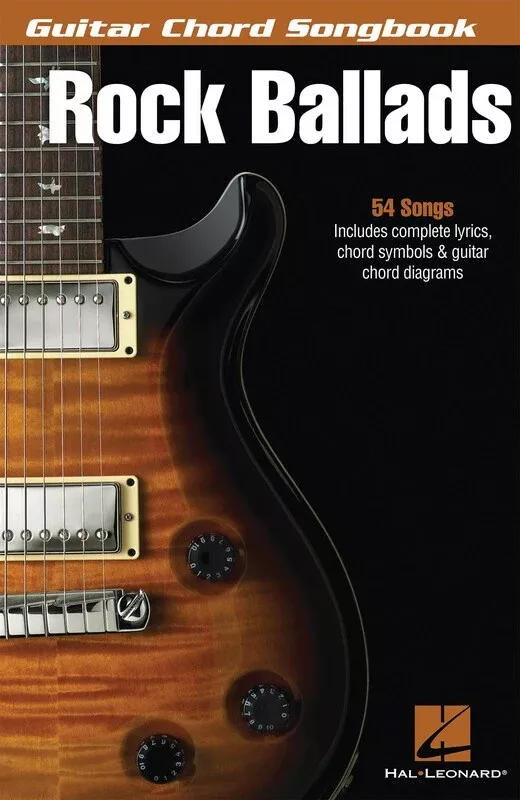 Rock Ballads Guitar Chord Songbook