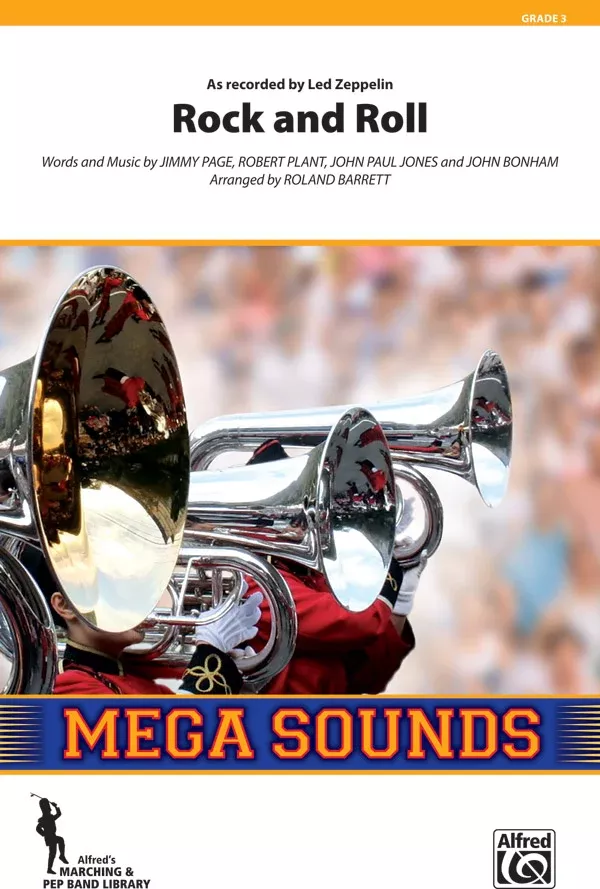 Rock and Roll: Marching Band Conductor Score & Parts