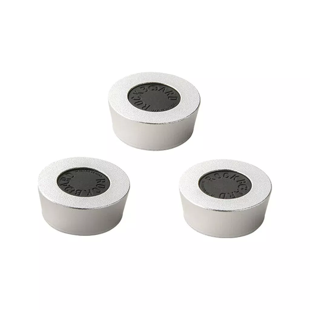 RockBoard by Warwick RBO FT BIGTOE BK BigToe Footswitch Topper, 3-Piece, Silver