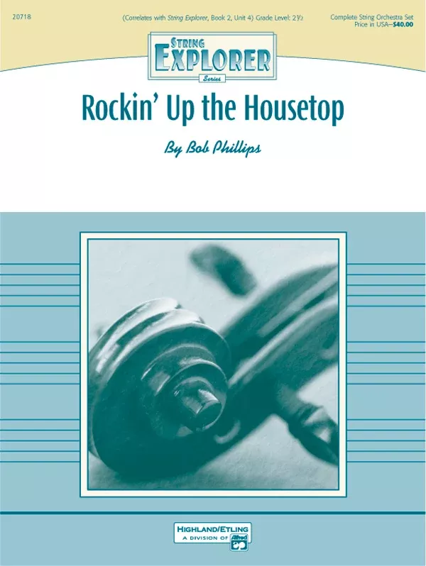 Rockin' Up the Housetop: String Orchestra Conductor Score & Parts