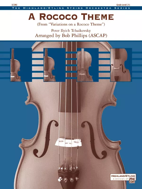 A Rococo Theme: String Orchestra Conductor Score