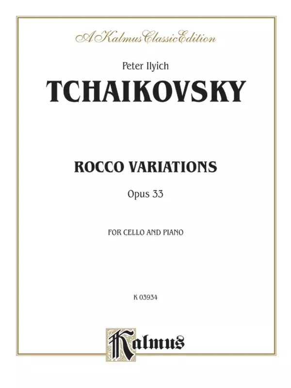 Rococo Variations, Opus 33: Cello Book