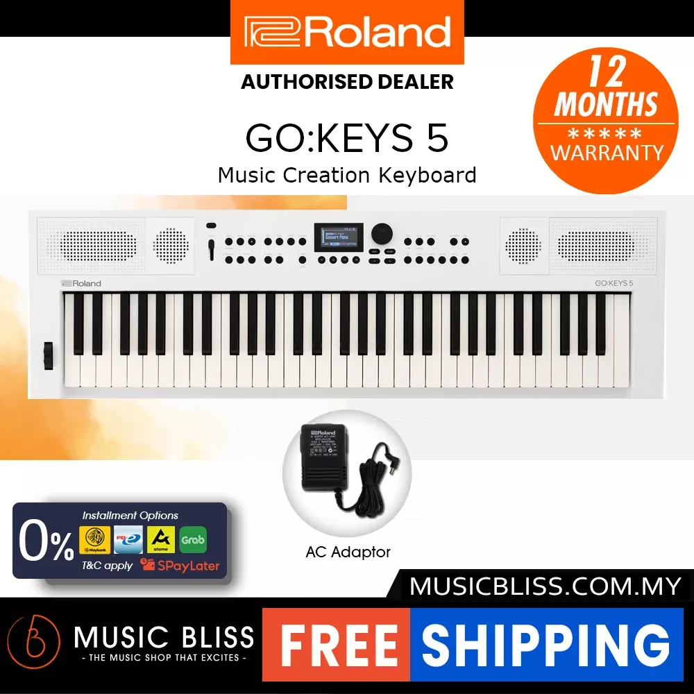 Roland GO:KEYS 5 Keyboard – White