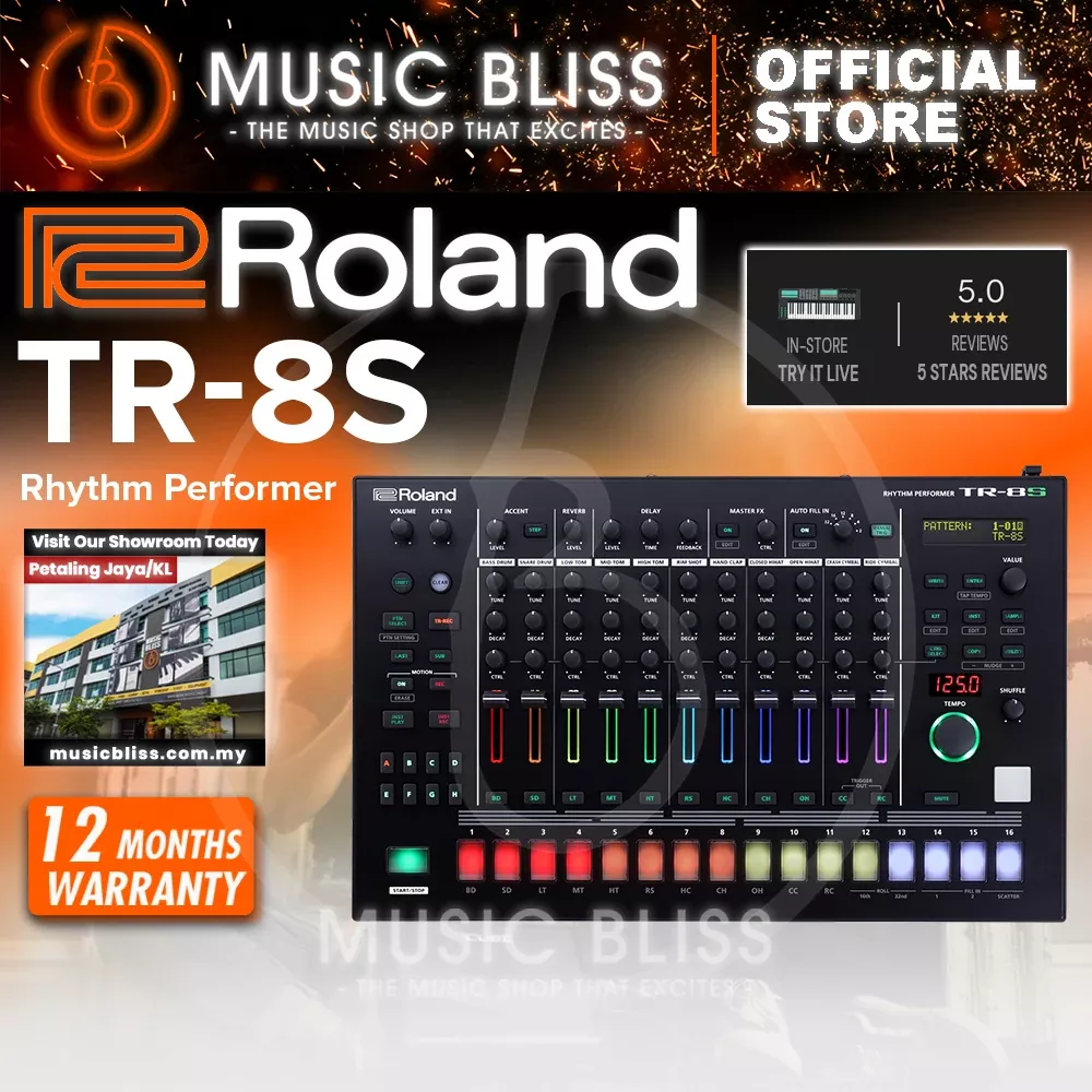 Roland TR-8S Rhythm Performer Drum Machine