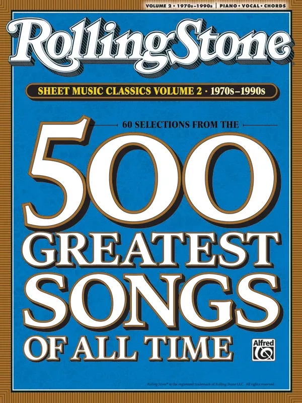 Rolling Stone Sheet Music Classics, Volume 2: 1970s-1990s: Piano/Vocal/Chords Book