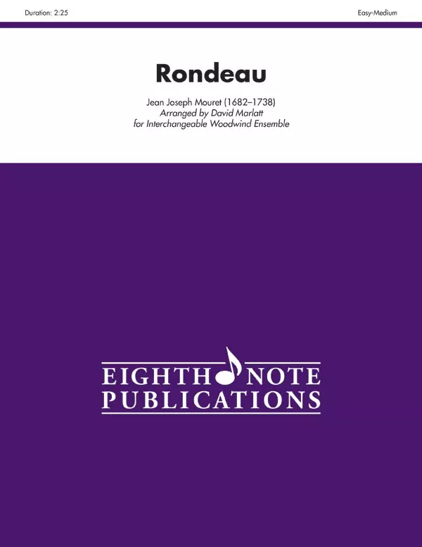 Rondeau: Interchangeable Woodwind Ensemble Score & Parts