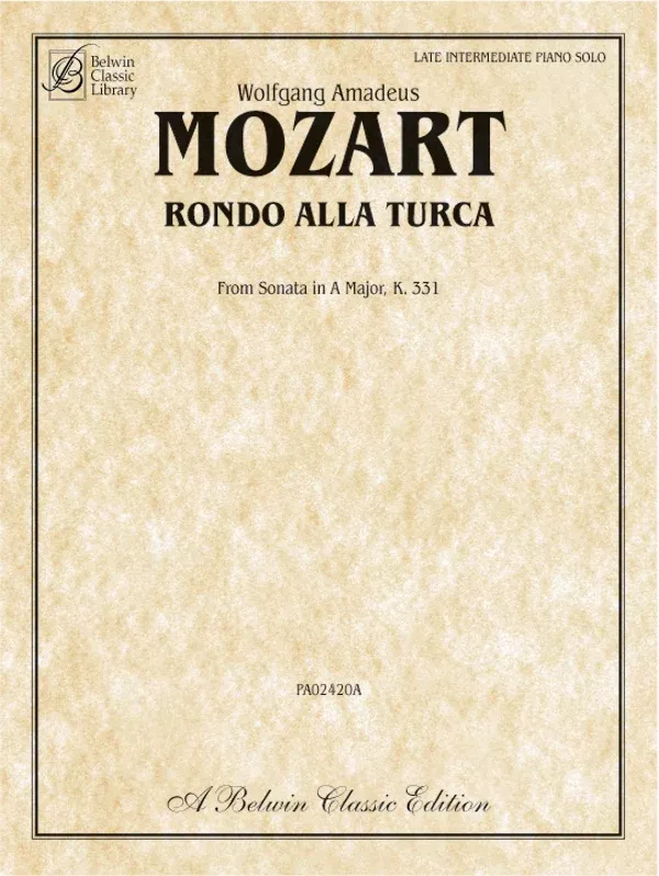 Rondo Alla Turca: Piano