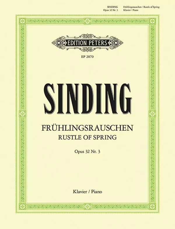 Rustle of Spring Op.32 No. 3: Piano (Solo)