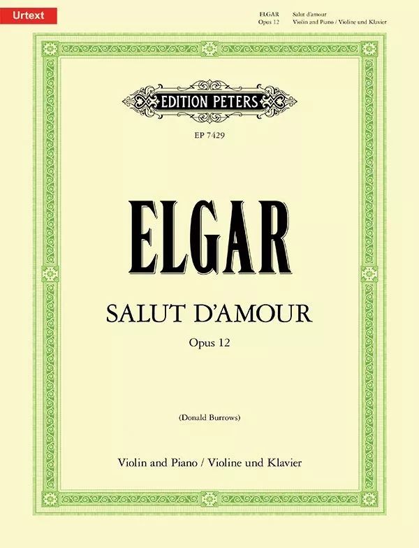 Salut d'amour op. 12 for Violin and Piano: Violin & Piano