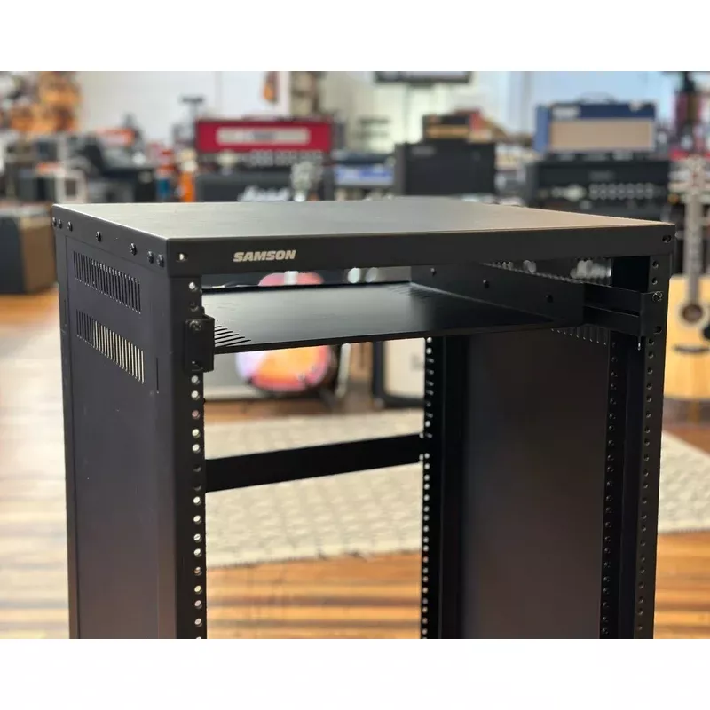 Samson SRK21 21 Unit Universal Rack Stand w/ Locking Casters