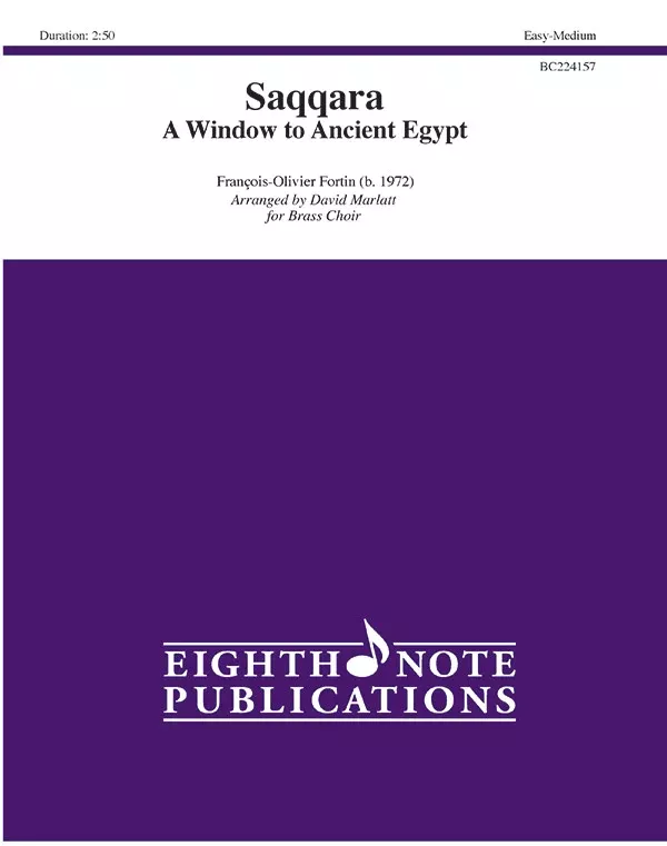 Saqqara: Brass Choir Score & Parts