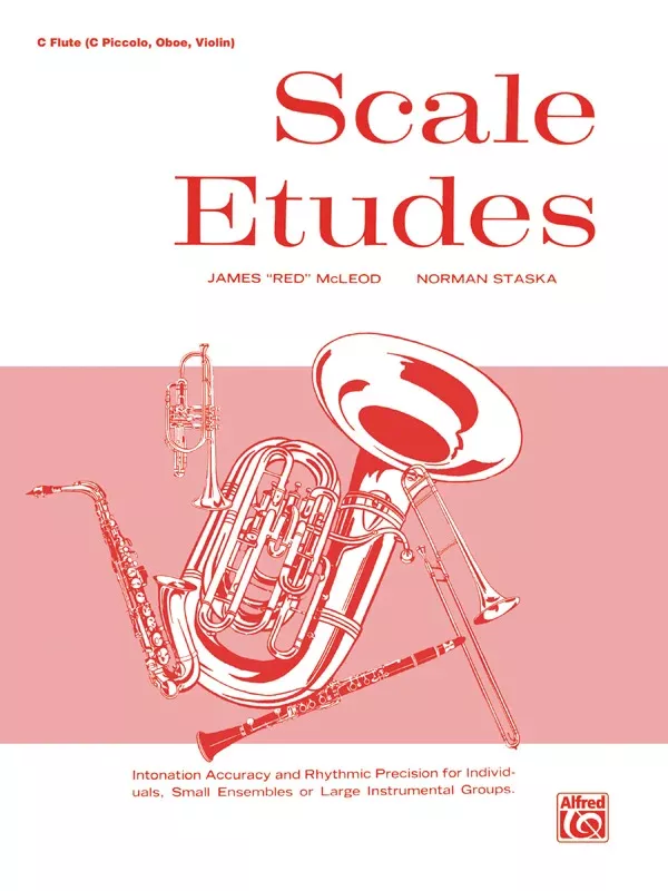 Scale Etudes: C Flute (C Piccolo, Oboe, Violin) Book