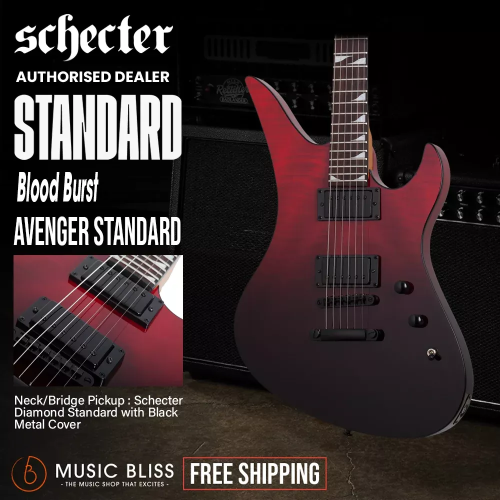 Schecter Avenger Standard Electric Guitar - Bloodburst