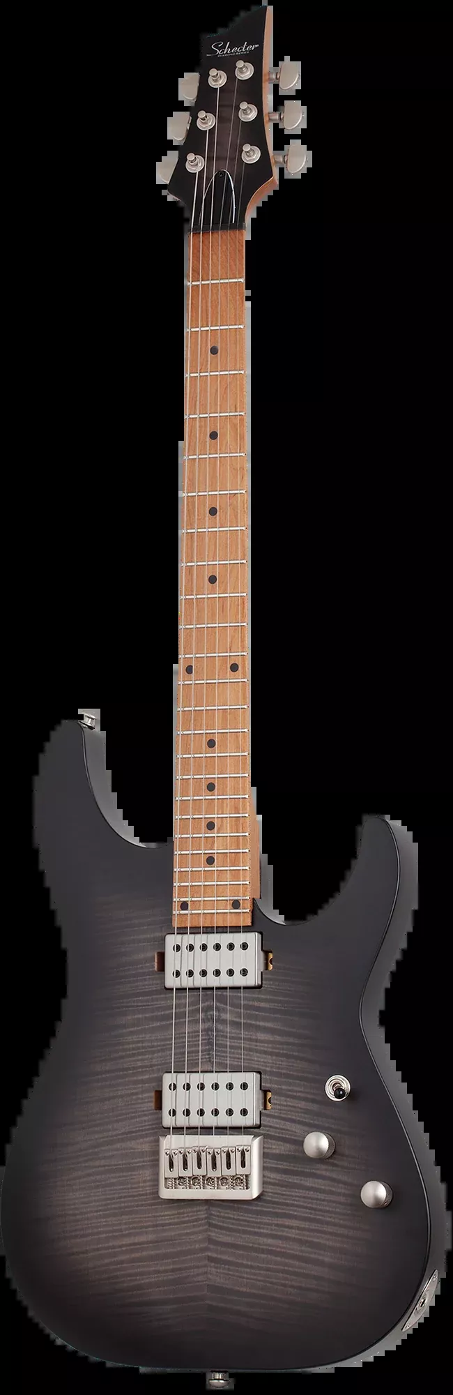 Schecter C-1 Standard Plus Electric Guitar - Trans Black Burst