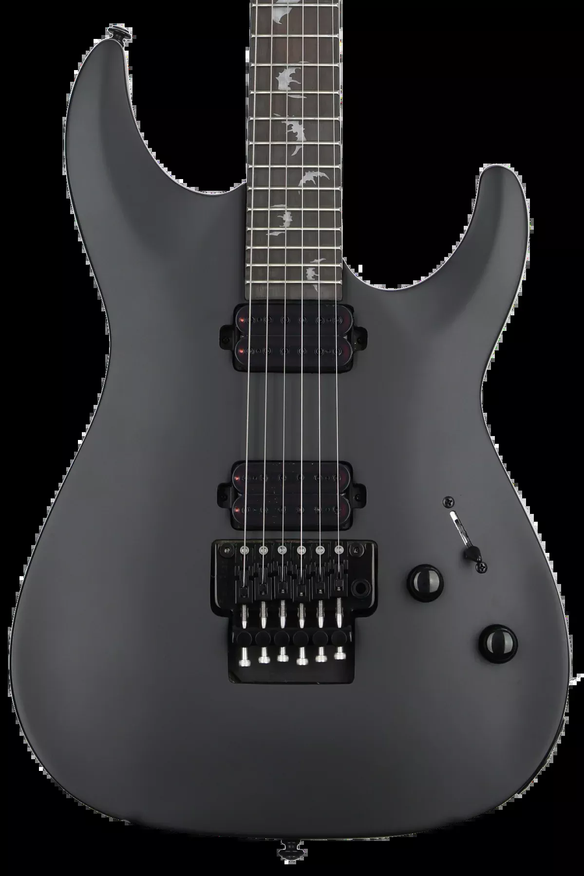 Schecter Damien-6 FR Electric Guitar - Satin Black