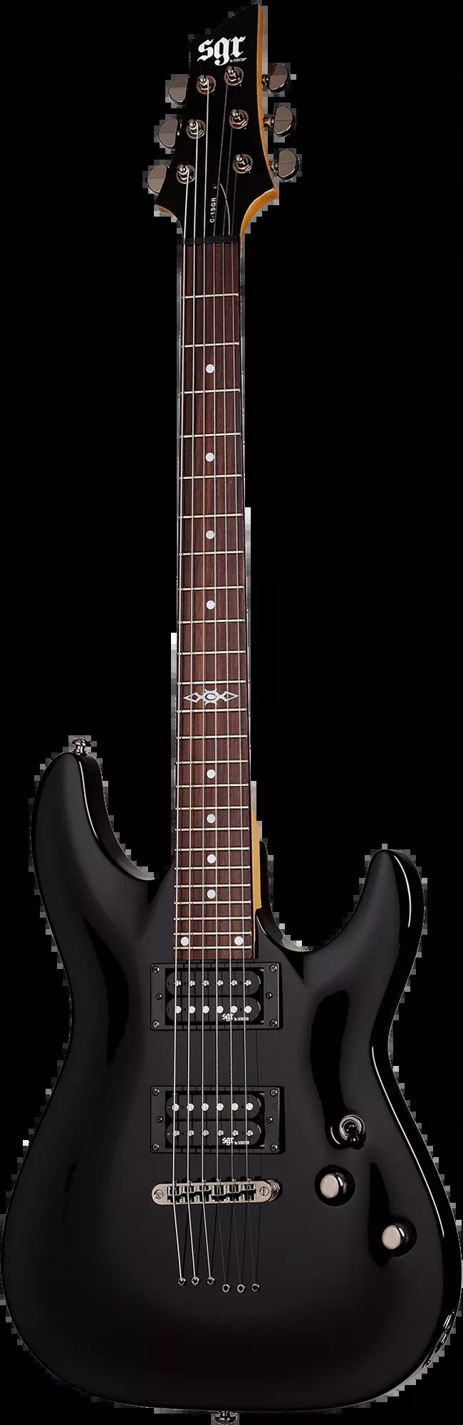 Schecter SGR C-1 Electric Guitar – Gloss Black