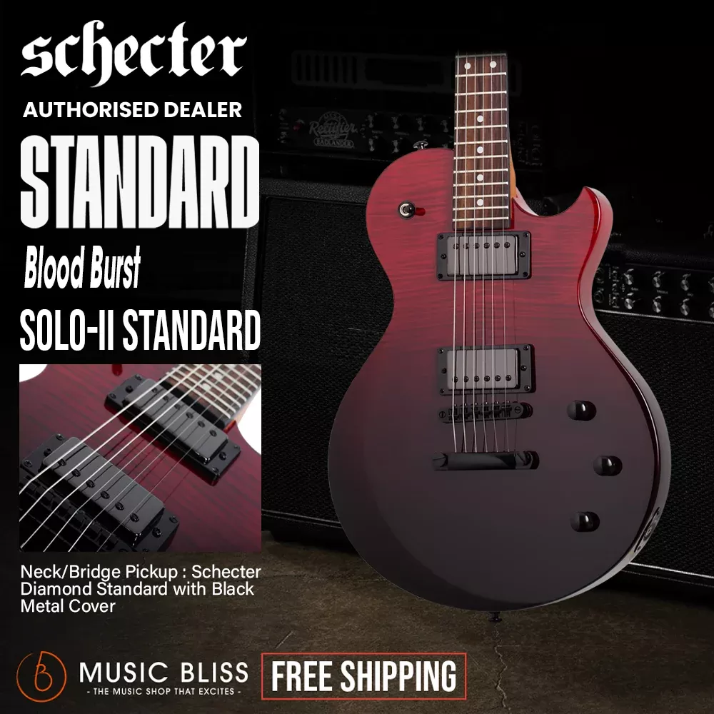 Schecter Solo-II Standard Electric Guitar – Bloodburst