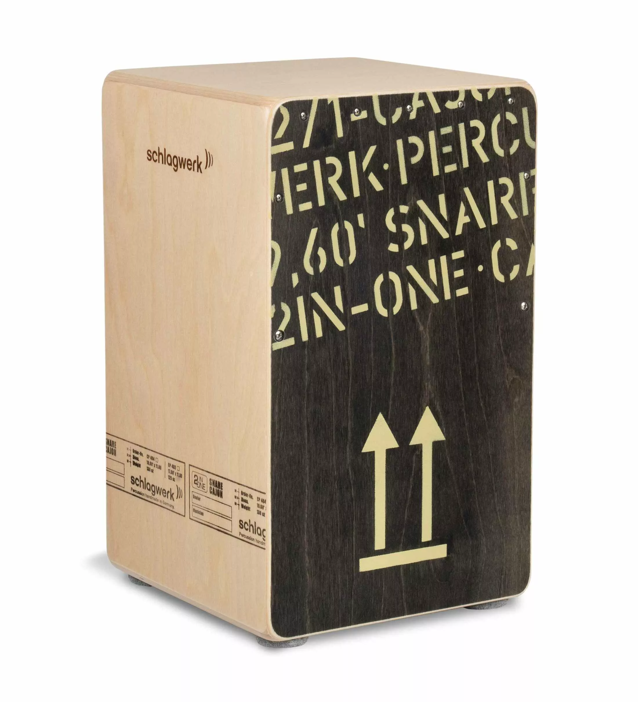 Schlagwerk Cajon 2inOne Black large