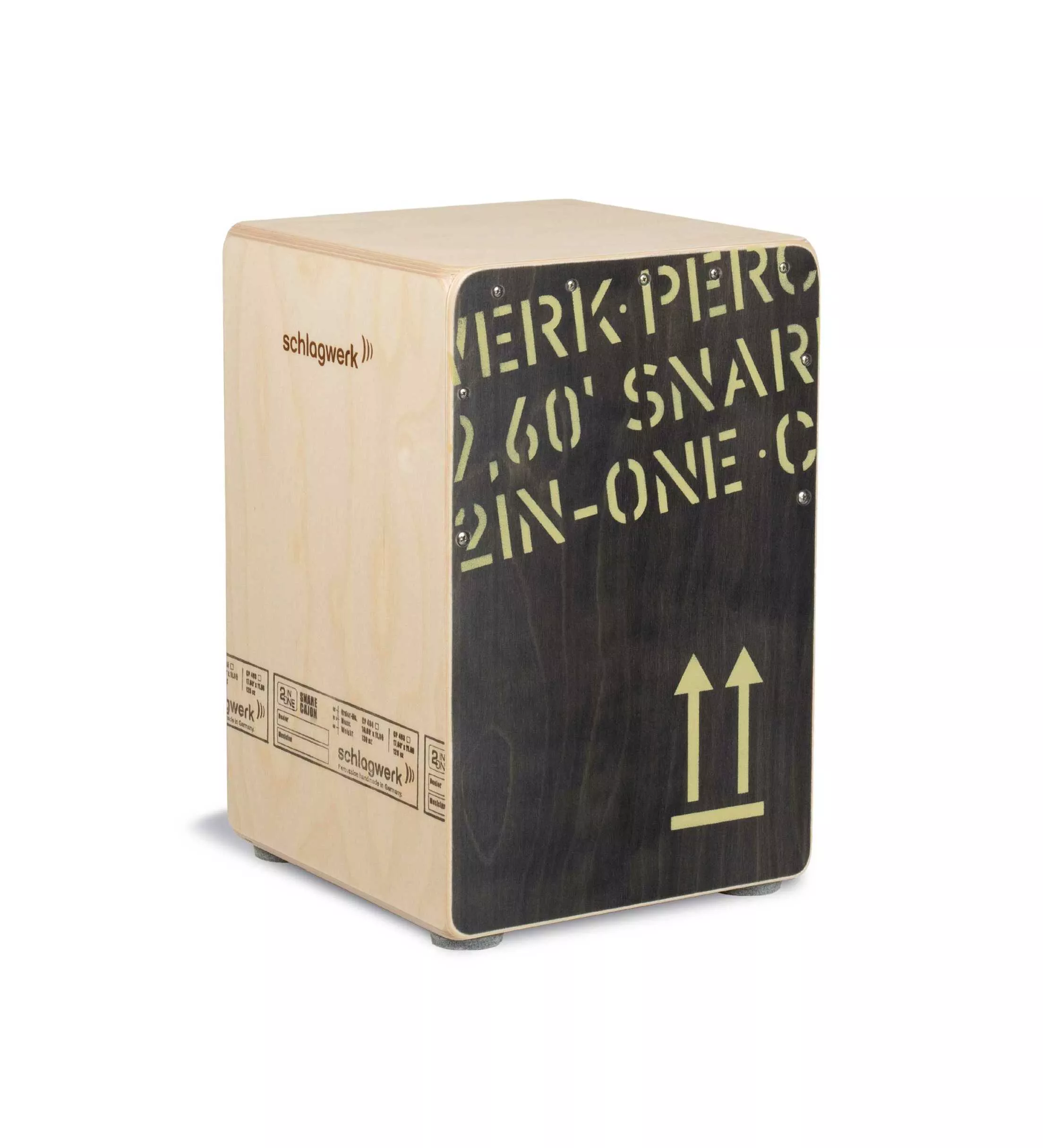 Schlagwerk Cajon 2inOne Black medium