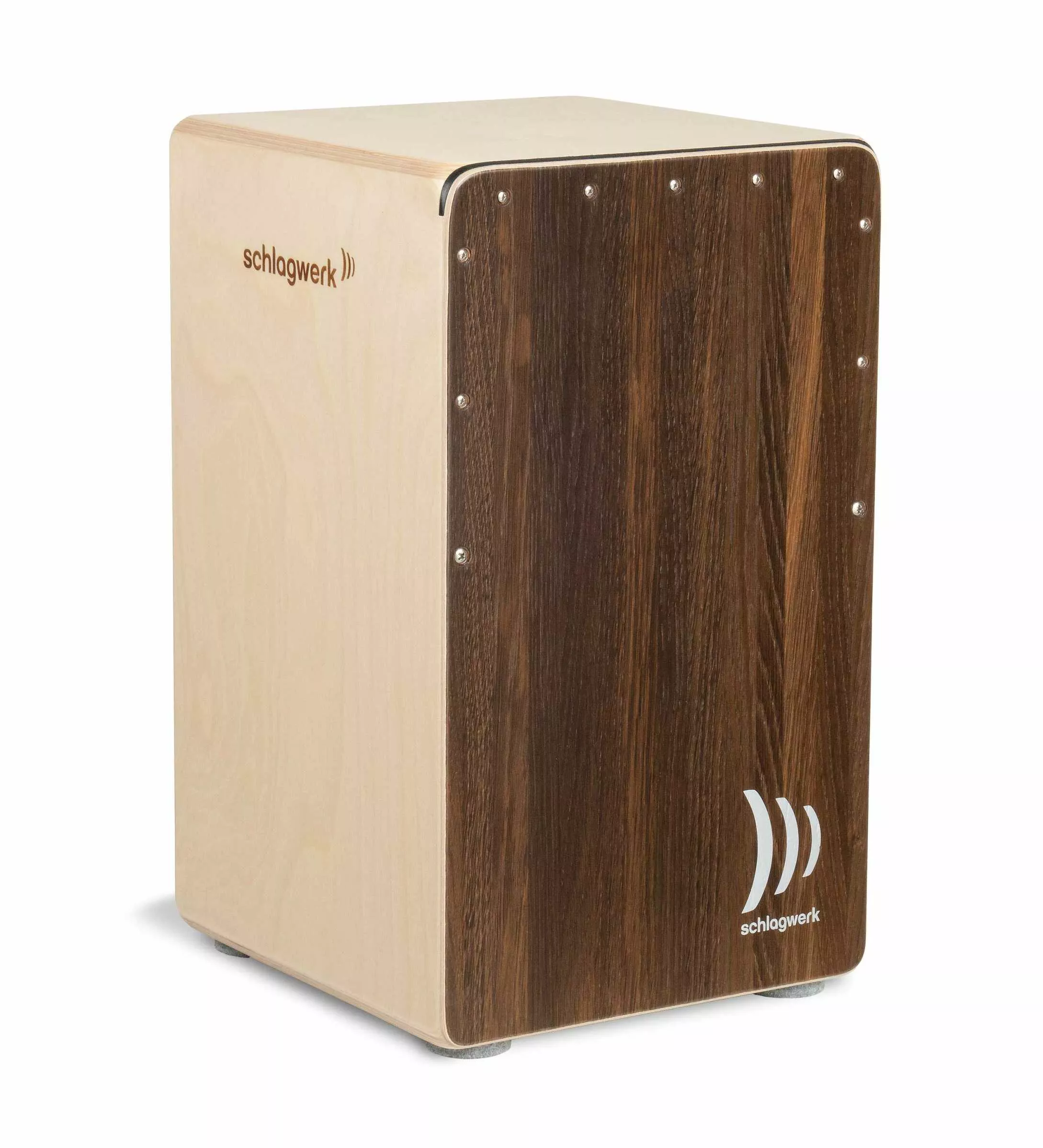Schlagwerk Cajon 2inOne Dark Oak Soft Touch