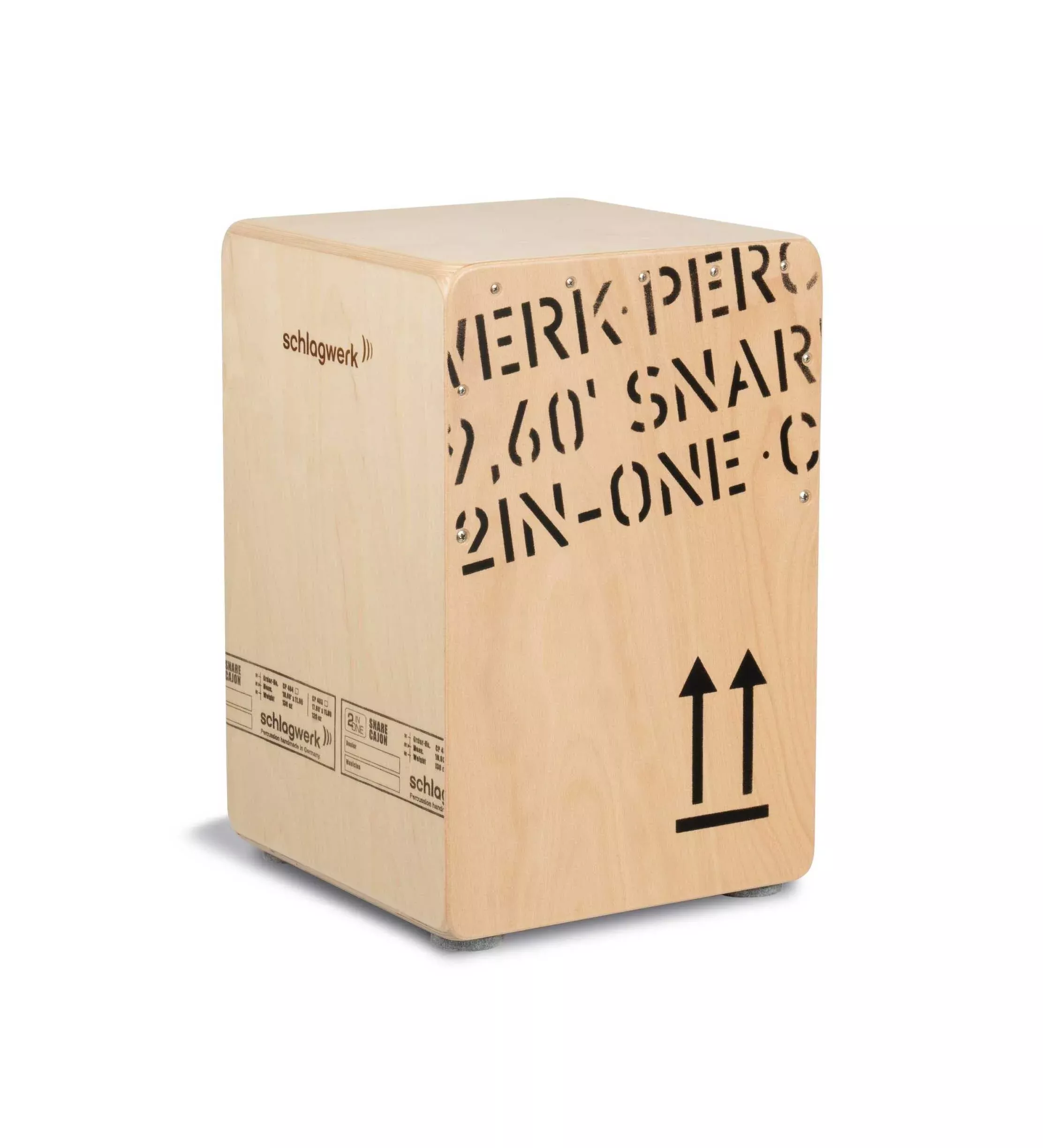 Schlagwerk Cajon 2inOne Nature medium