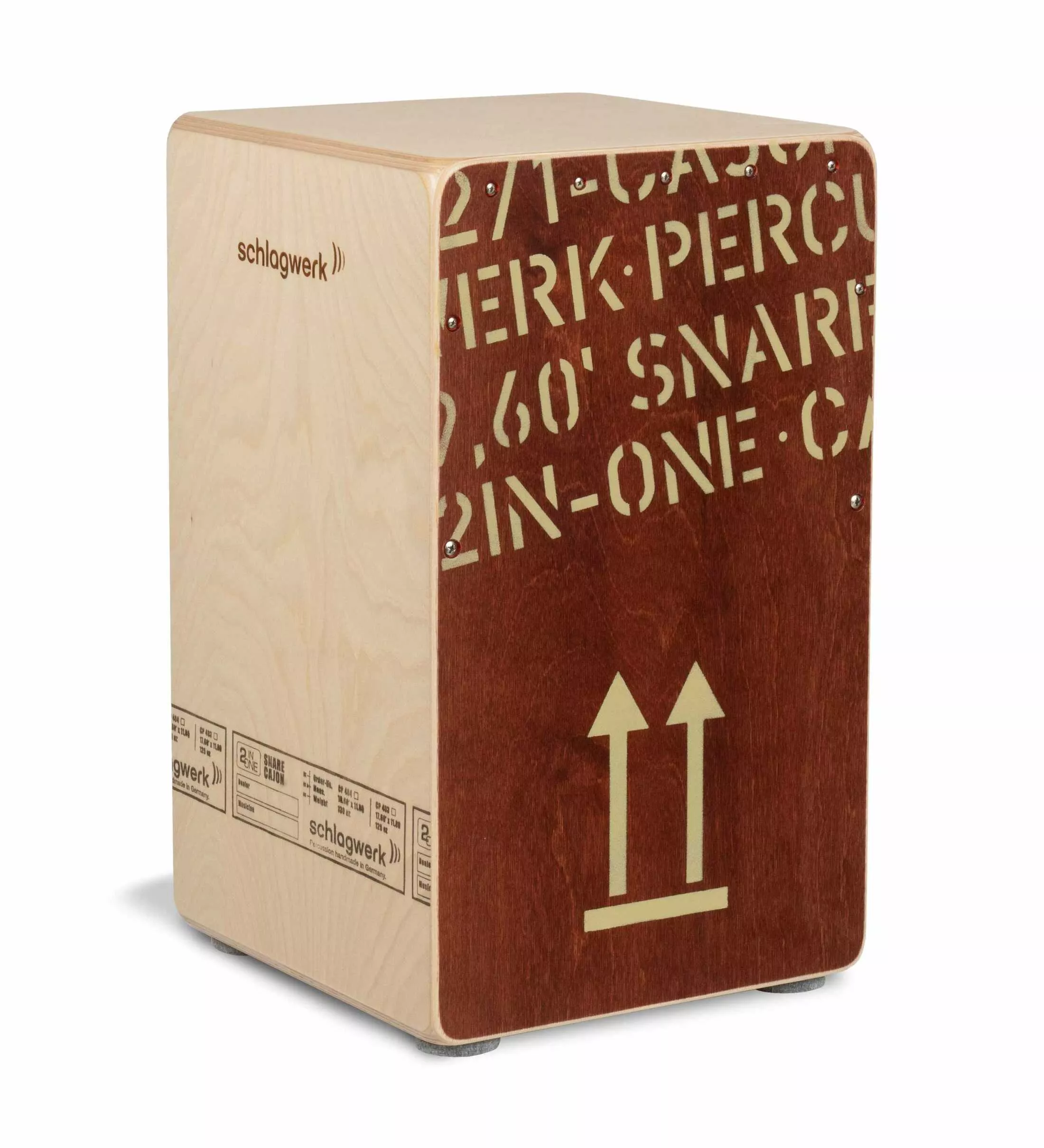 Schlagwerk Cajon 2inOne Red large