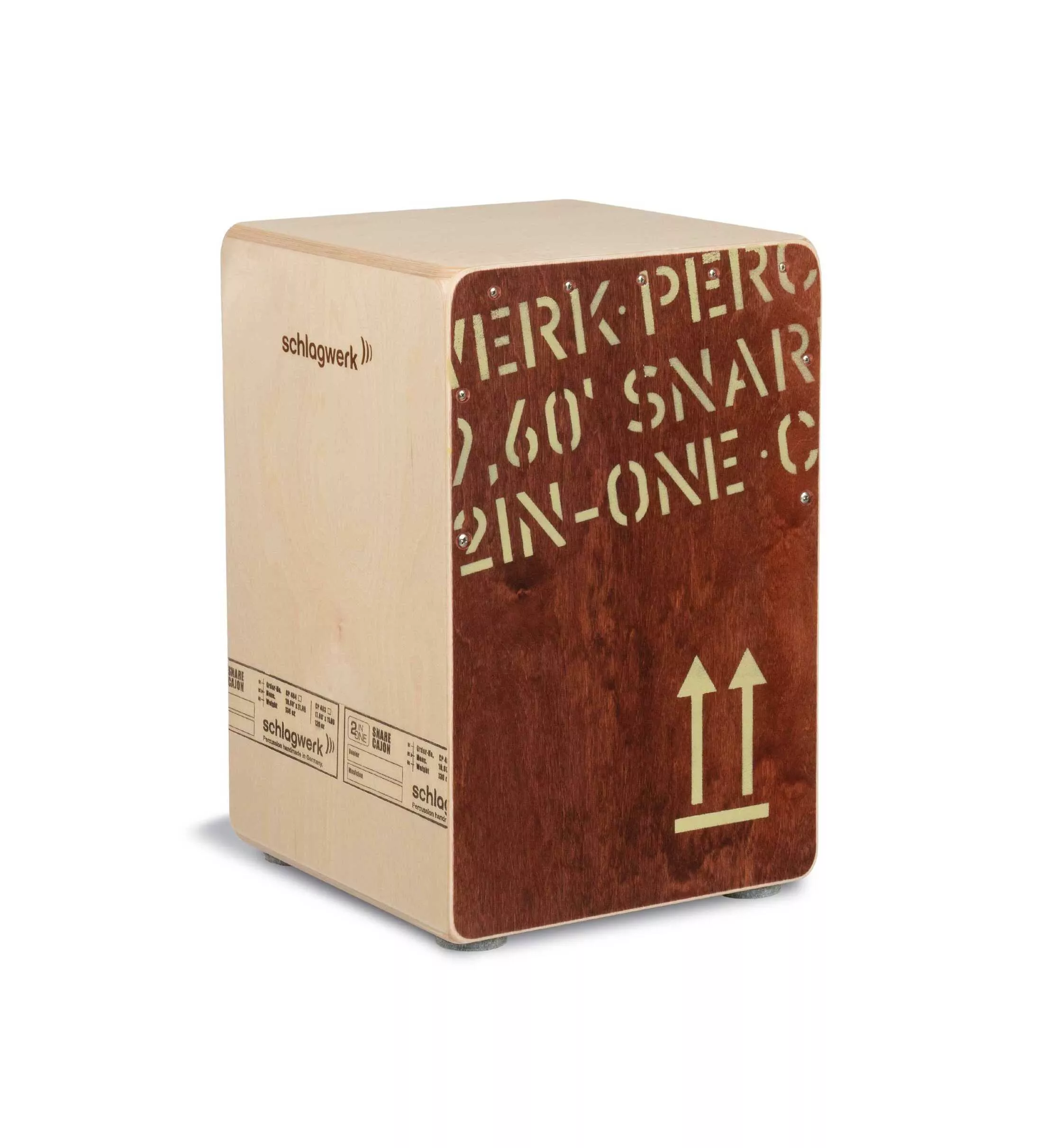 Schlagwerk Cajon 2inOne Red medium