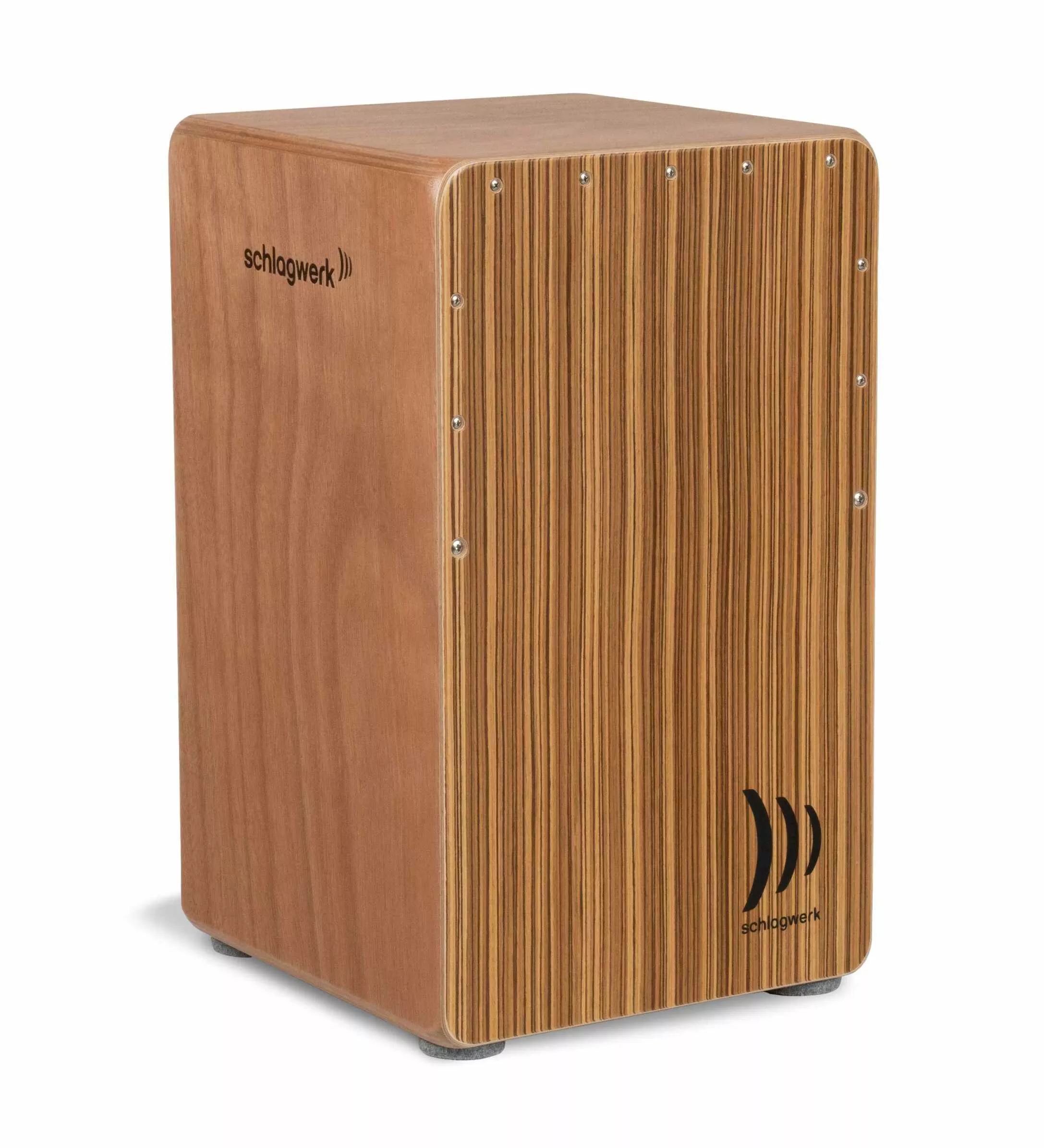 Schlagwerk Cajon la Peru Zebrano