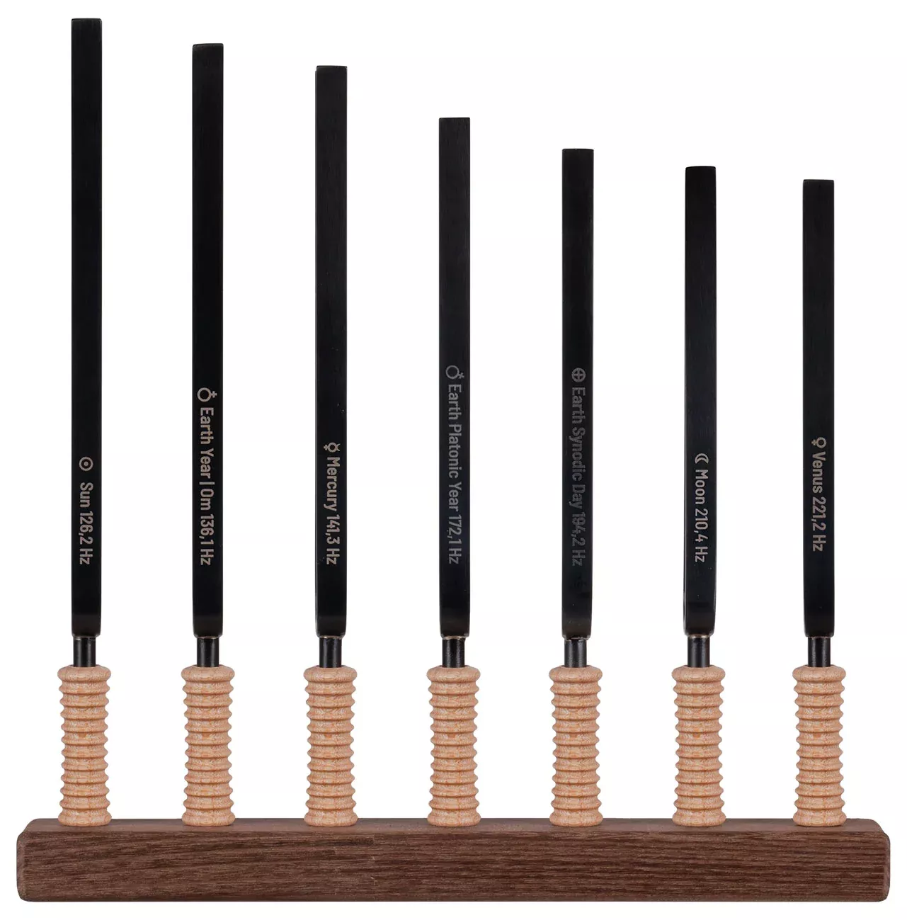 SCHLAGWERK TUNING FORK SET CHAKRA – 7 FORKS