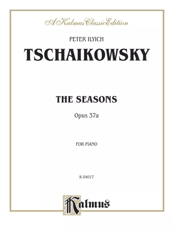 The Seasons, Opus 37A: Piano Book