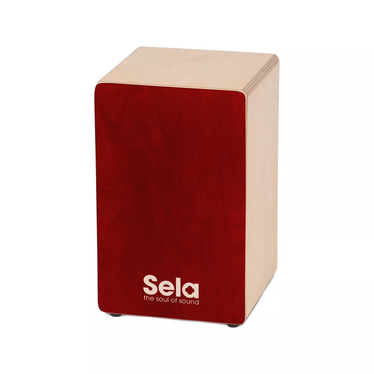 Sela SE-184 Primera Cajon, Red Bundle w/Bag & Cajon Pad