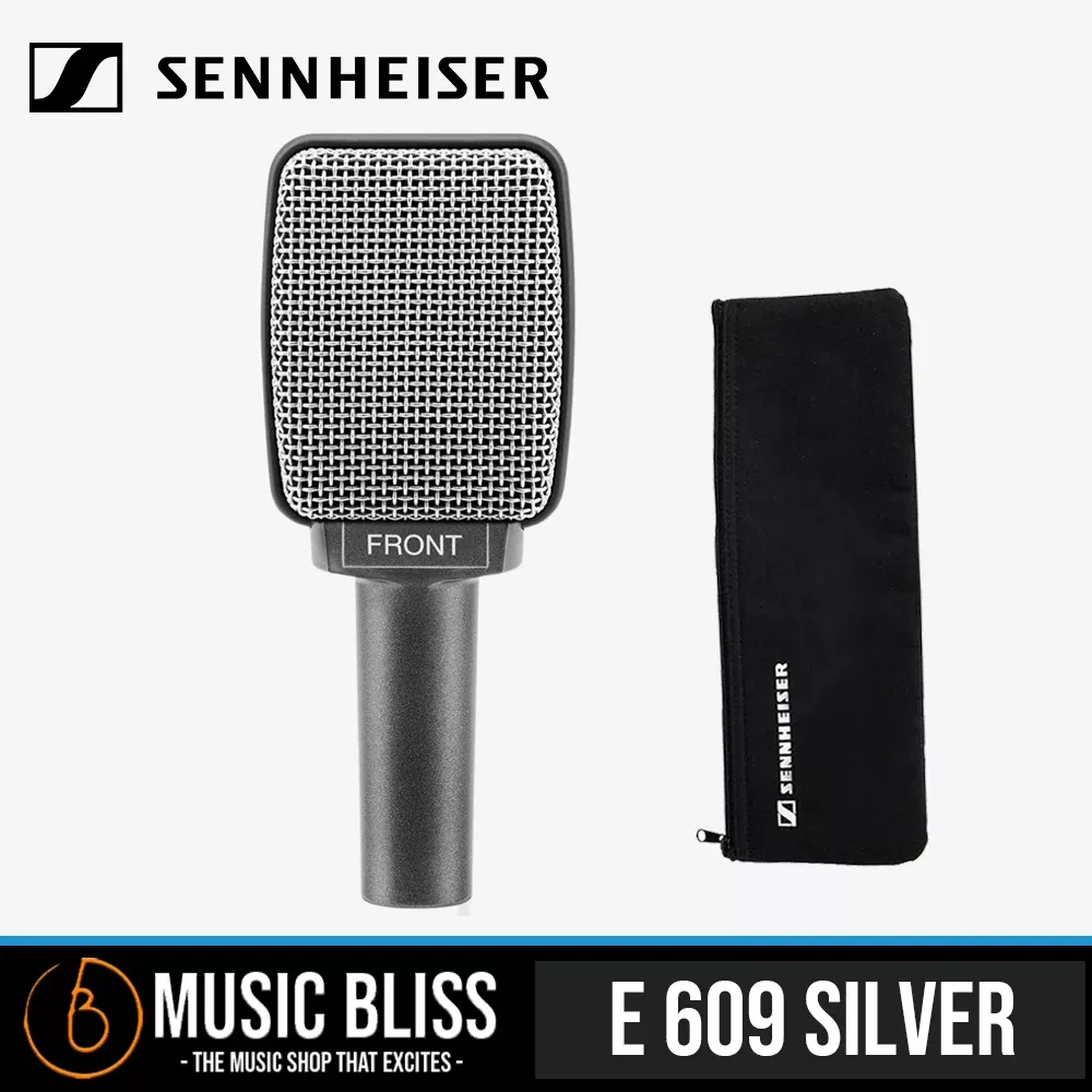 Sennheiser e 609 Silver Dynamic Supercardioid Guitar Microphone