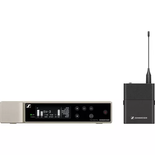 Sennheiser EW-D SK Wireless Body Pack Base System with HSP 4-EW-3 Headworn Mic – Black
