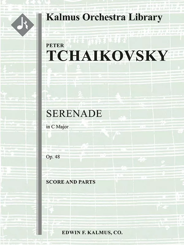Serenade in C, Op. 48: String Orchestra, Score and Parts