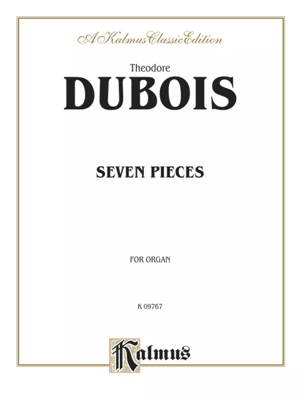 Seven Pieces for the Organ: Organ Book