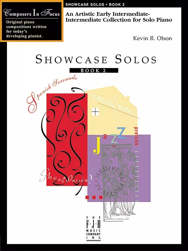 Showcase Solos, Book 2: Early Intermediate/Intermediate Piano Book