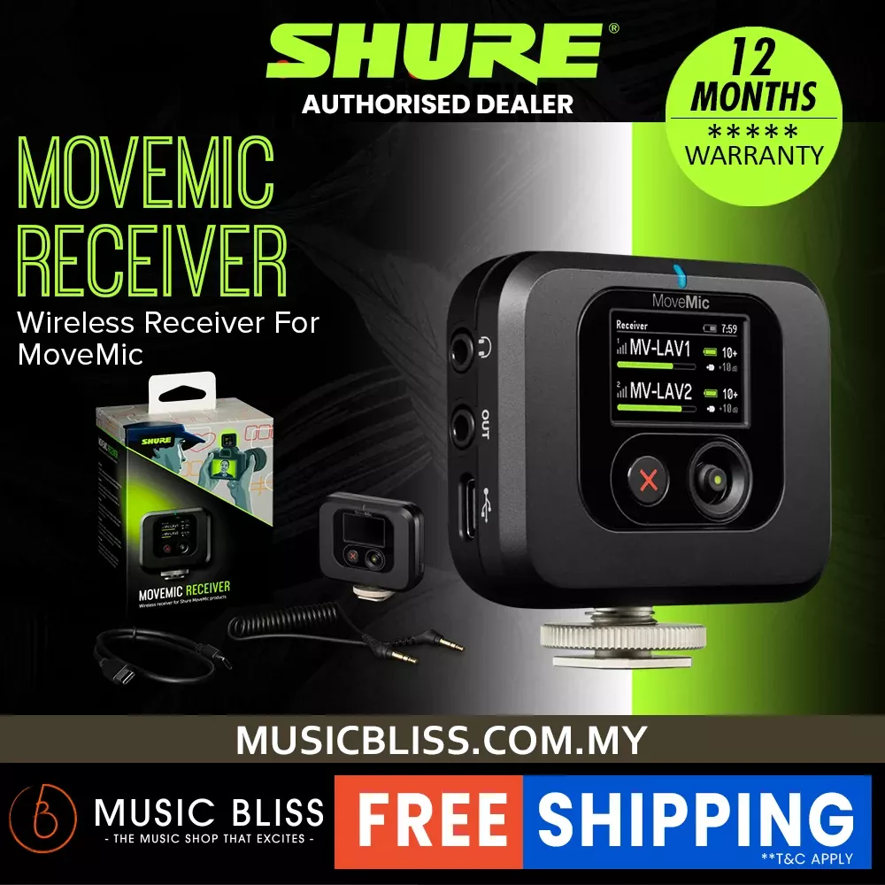 Shure MoveMic Shoe Mount Wireless Receiver